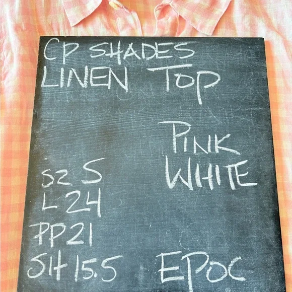 CP Shades Linen Gingham Top - Picture 5 of 12